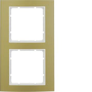 Berker - Abdeckrahmen Rahmen go/pows 10123046 2fach