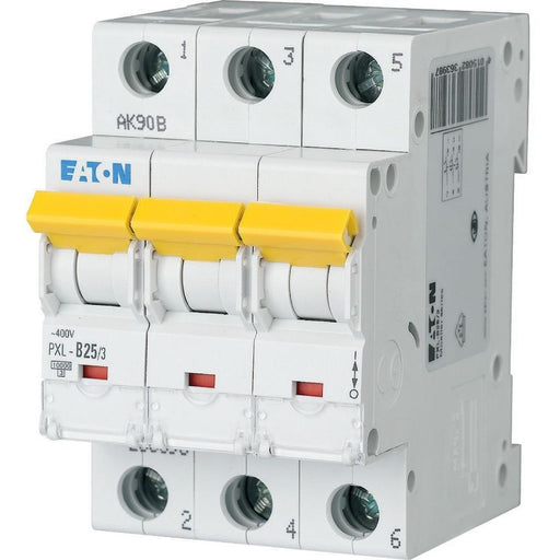 Eaton - Leitungsschutzschalter LS-Schalter m.Beschrift. PXL-C25/3 C 25A, 3p