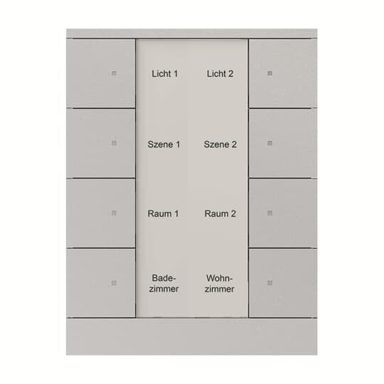 Busch-Jaeger - Bussystem-Tastsensor 8f. Bedienelement SB/U8.0.11-83 alusilber