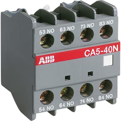 ABB Stotz S&J - Hilfsschalterblock Hilfskontaktblock CA5-04N 4-polig, 4Ö