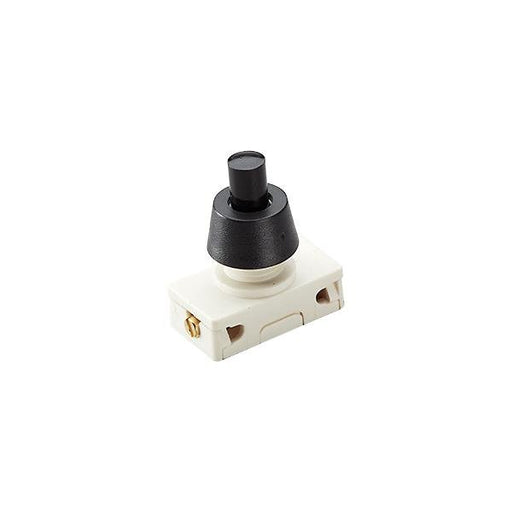 Bachmann - Geräte-Einbauschalter und -taster EB-Druckknopfschalter 924.138 sw, 2(1)A,250V 1p