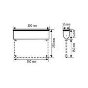 ESYLUX - Sicherheitsleuchte LED-Rettungszeichenleuchte SLCEL LED#EN10031618 3h, 25m