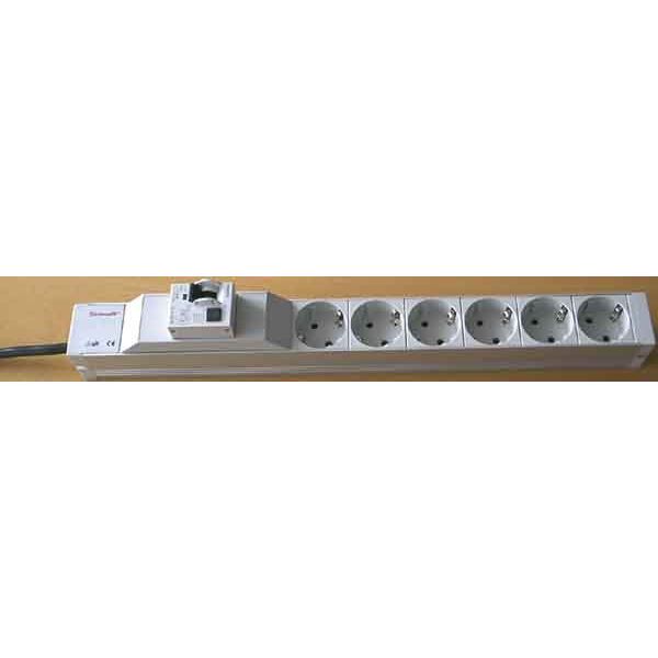 Schroff - Power distribution unit (PDU) Steckdosenleiste 60110216 6f, m.Fehlers.Schutz
