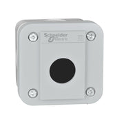 Schneider Electric - Gehäuse für Befehls- und Meldegeräte Leergehäuse XALE1 hellgrau,1 Einbaust. − 5 Stück