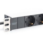 DIGITUS - Power distribution unit (PDU) DIGITUS Steckdosenleiste DN-95401 8fach Alu 1HE