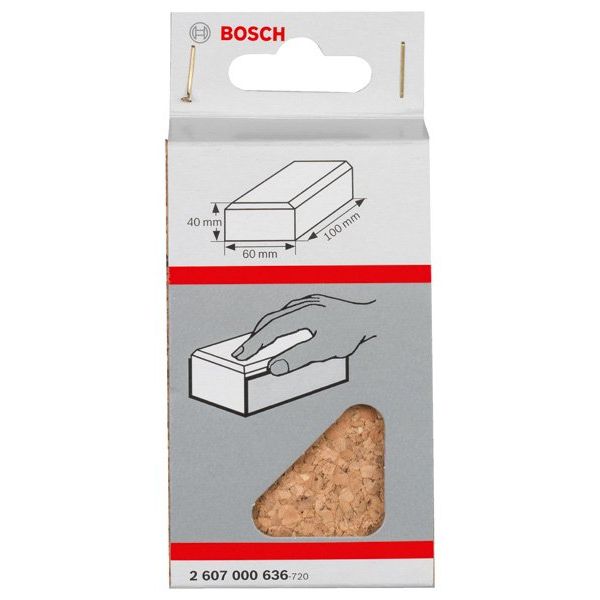 Bosch - Schleifblock Handschleifklotz, Länge x 2607000636 Breite: 60 x 100 mm