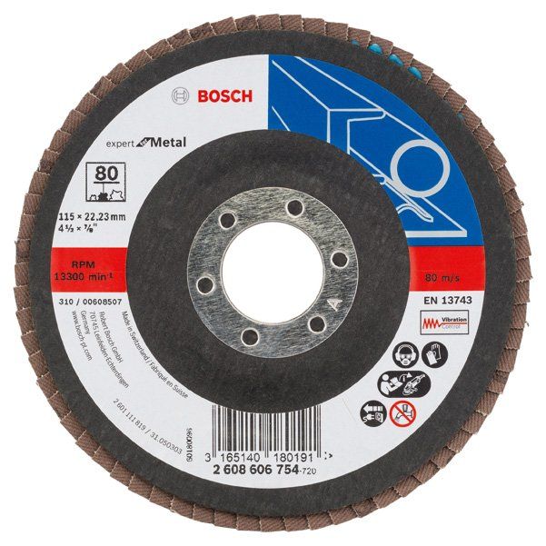 Bosch - Trenn-/Schleifscheibe Fächerschleifscheibe X551 2608606754 Expert for Metal