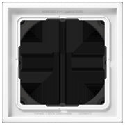Jung - Abdeckrahmen Rahmen 28 mm LS 981 HBF WW waage/senkrecht
