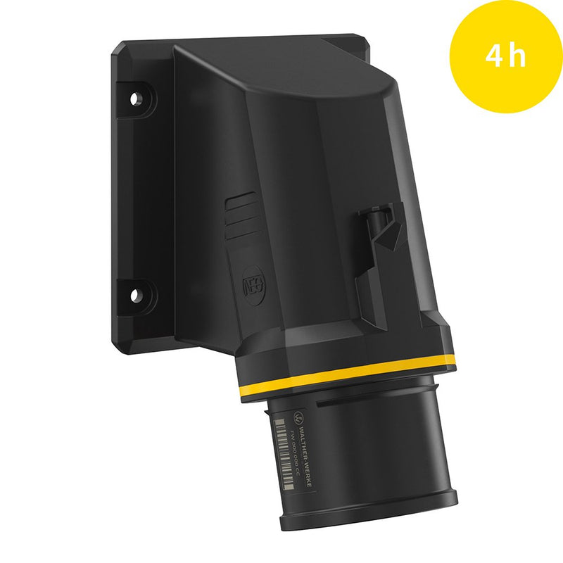 Walther Werke - CEE-Gerätestecker (IEC 60309) CEE NEO Anbaugerätestecker FW731504CC schräg 32A 5P 4h