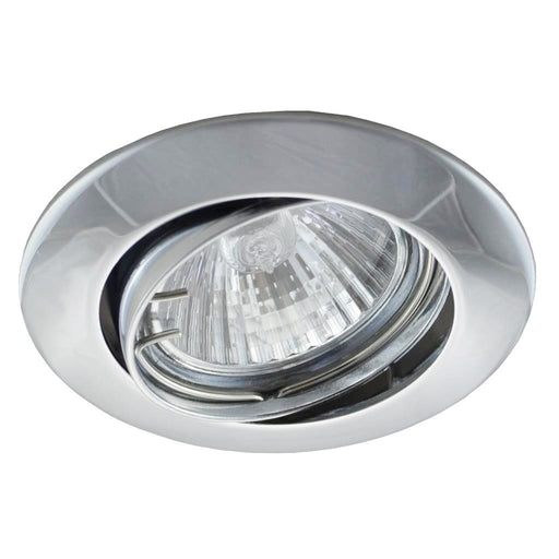 Scharnberger+Hasenbein - Downlight/Strahler/Flutlicht EB-Strahler MR16/GX5,3 53118 82mm schwenkbar chr − 1 Stück