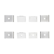 Nobile - Zubehör/Ersatzteile für Lichtschlauch/-band Ersatzkit für Alu U-Profil 5011148806 weiß − 1 Stück
