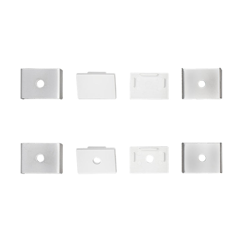 Nobile - Zubehör/Ersatzteile für Lichtschlauch/-band Ersatzkit für Alu U-Profil 5011148806 weiß − 1 Stück