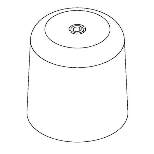 Pollmann - Mechanisches Zubehör/Ersatzteile für Leuchten Lampenbaldachin schwarz 3400109 − 10 Stück