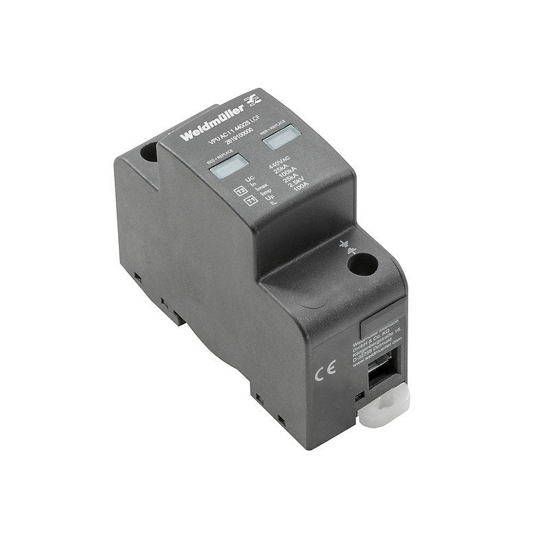 Weidmüller - Überspannungsableiter für Energietechnik/Stromversorgung Überspannungsschutz VPUACI1440/25LCF AC, 400 V