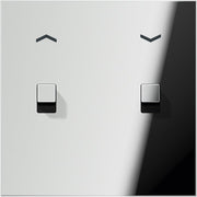 Jung - Abdeckung/Bedienelement für Installationsschalterprogramme Abdeckung mit Kipphebel GCR 12-5 P E 22 1fach, 2 Kipphebel
