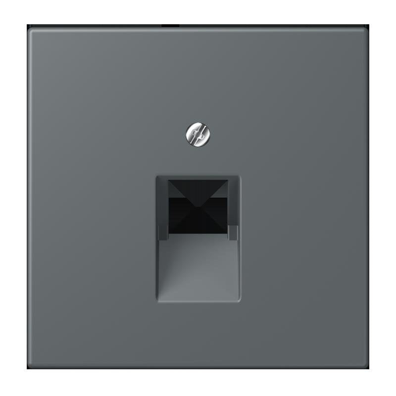Jung - Einsatz/Abdeckung für Kommunikationstechnik Abdeckung für IAE/UAE LC 969-1 UA 202 gris fonce 31