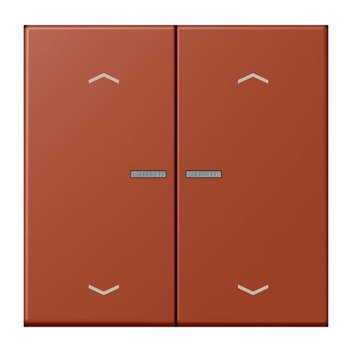 Jung - Bedienelement intelligent Taster mit Pfeilsymbolen BT LC 17102 P 232 locre rouge