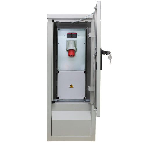 Walther Werke - CEE-Steckdosen-Kombination (IEC 60309) Edelstahlstromverteiler 83245163 63A und Zug.63A