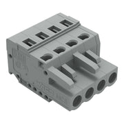 WAGO - Kabelsteckverbinder für Leiterplattensteckverbinder Federleiste 231-104/026-000 − 100 Stück