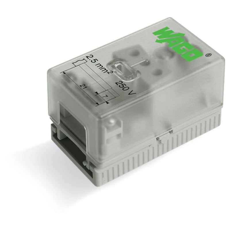 WAGO - Flachleitungsadapter für steckbare Gebäudeinstallation Einspeisemodul 896-231 3x2,5 mm²,gr − 10 Stück