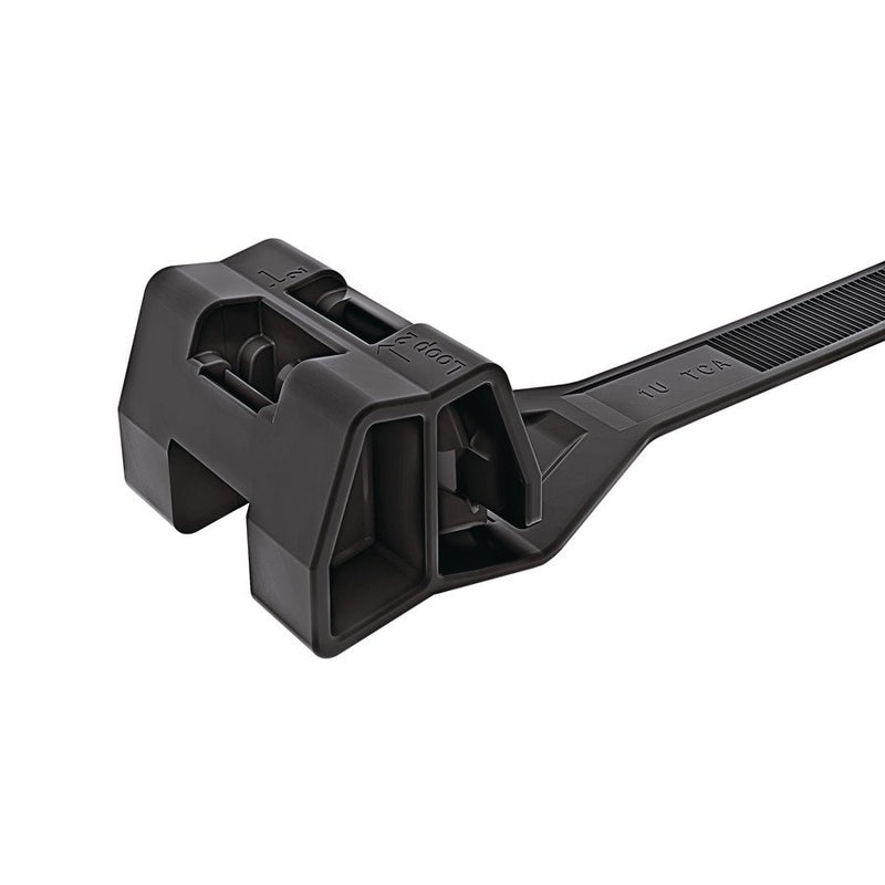 HellermannTyton - Kabelbinder Befestigungsbinder 111-01671(500) schwarz − 500 Stück