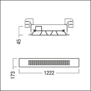 Zumtobel Group - Decken - /Wandleuchte Refurbishment Kit LE FE 2/28 #42189989 840