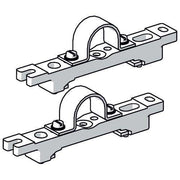 Stahl - Mechanisches Zubehör/Ersatzteile für Leuchten Rohrschelle 222459 1 1/2"