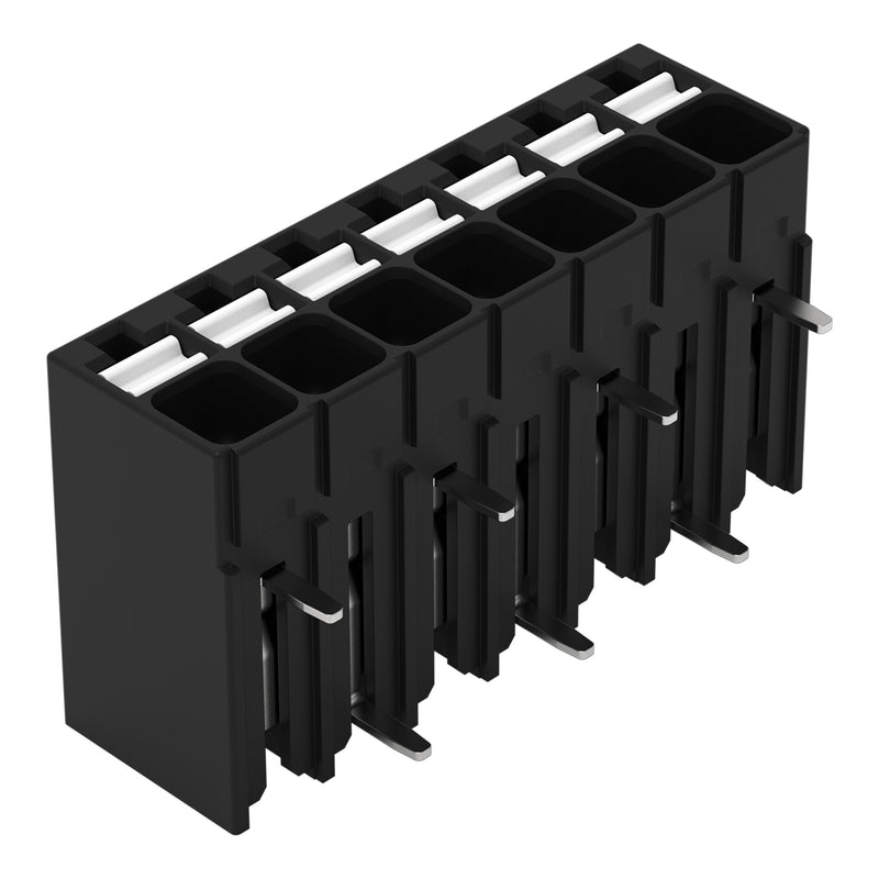 WAGO - Leiterplattenklemme THR-Leiterplattenklemme 2086-1227 Drücker,1,5mm²,sw − 132 Stück