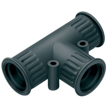 Flexa - Verbinder für Wellschläuche T-Verteiler RQT 3xAD18,5 sw IP67 − 10 Stück