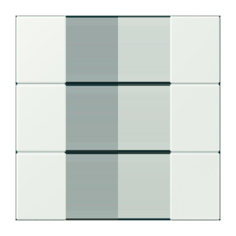 Jung - Abdeckung/Bedienelement für Installationsschalterprogramme Tastensatz 3fach LC 503 TSA 210 outremer gris