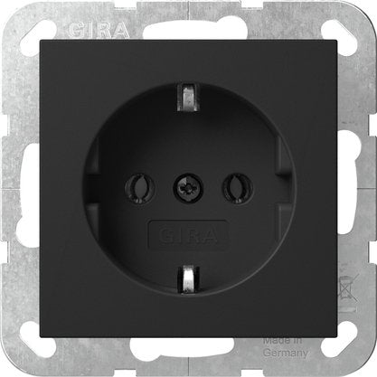 Gira - Steckdose SRK 4180005 Schwarz