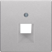 Berker - Einsatz/Abdeckung für Kommunikationstechnik Zentralstück alu/lack 14076084 UAE-Steckdose