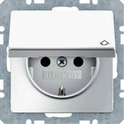 Berker - Steckdose SCHUKO-Steckdose 47516079 mit Klappdeckel
