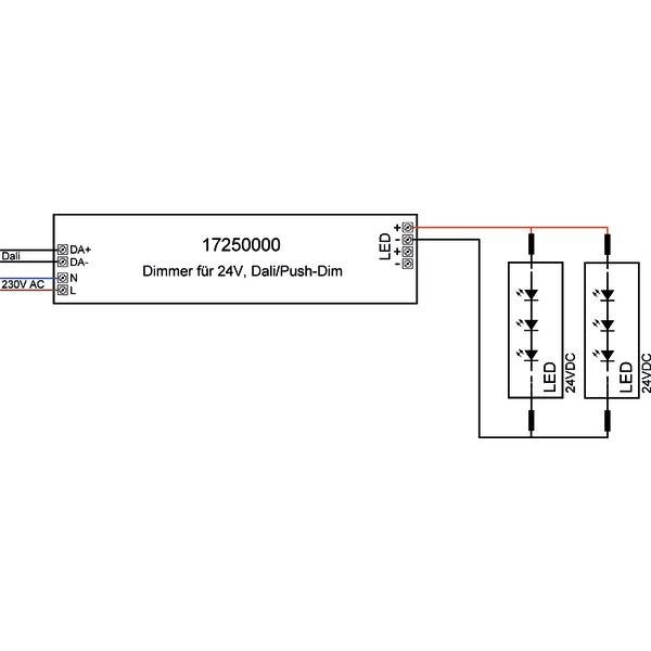 Brumberg Leuchten - LED-Betriebsgerät LED-Netzteil 24 V 17250000 DALI2 / Push, DT6