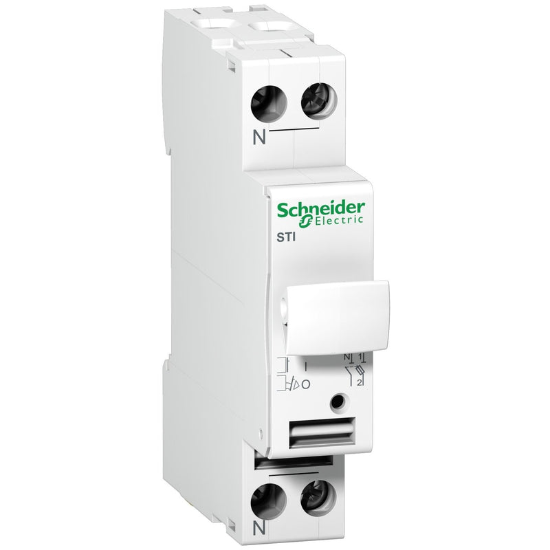 Schneider Electric - Halter für zylindrische Sicherung Sicherungsträger STI A9N15645 1P*N bis 10A