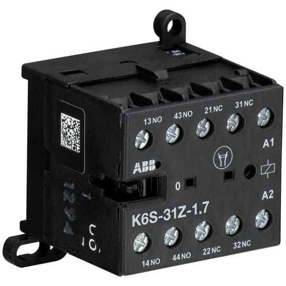 ABB Stotz S&J - Hilfsschütz, Relais Kleinhilfsschütz K6S-31Z-2.8-72 17-32V DC, 2,8W