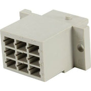 Harting - Leiterplattensteckverbinder Federleiste Crimpanschluss 09062093201 Kontakte: 9 − 350 Stück