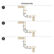 EVN Lichttechnik - Mechanisches Zubehör/Ersatzteile für Leuchten Alu-Profil m. Abdeckung APTB3AM200 opal, 2m