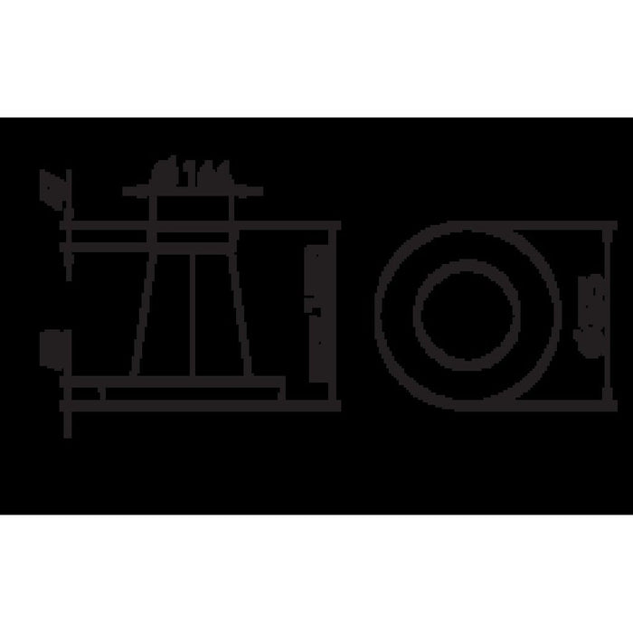 Ridi-Leuchten - Pendelleuchte LED-Pendelleuchte IRIS-PS 5000-840-ND 4000K IP20  − 1 Stück
