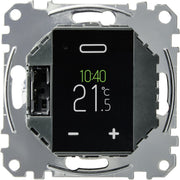 Merten - Raumthermostat Temperaturregler-Einsatz MEG5776-0000 mit Touch-Display