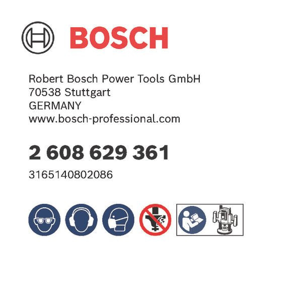 Bosch - Fräser Nutfräser Expert for Wood, 2608629361 Carbide 8 mm D1 16