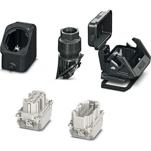 Phoenix Contact - Rechtecksteckverbinder, Set (Industriesteckverbinder) Steckverbinder-Set HCEVOB10PTB #1408791