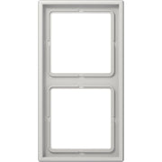 Jung - Abdeckrahmen Rahmen 2-fach lgr LS 982 LG waage/senkrecht
