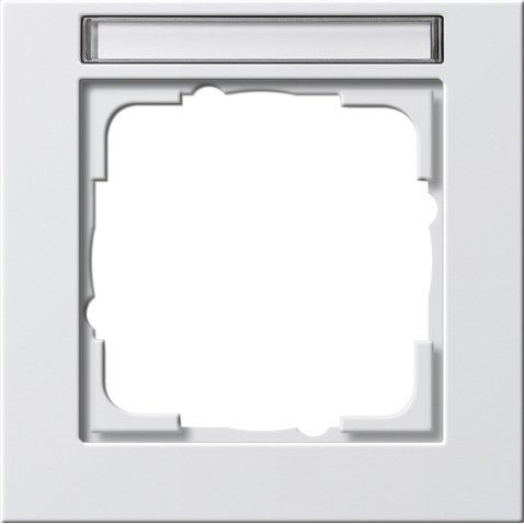 Gira - Abdeckrahmen Abdeckrahmen 1-fach 109122 rws/matt − 1 Stück by Gira
