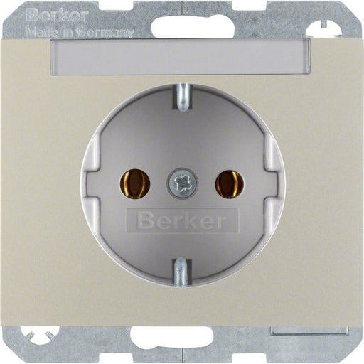 Berker - Steckdose SCHUKO-Steckdose eds 47397004 m.Beschriftungsfeld