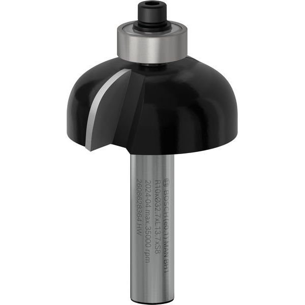 Bosch - Fräser PRO Hohlkehlfräser, 2608628364 R 10, Schaft 8 mm