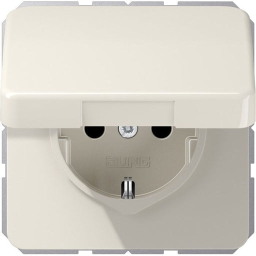 Jung - Steckdose SCHUKO-Steckdose 16A 250V CD 1520 NBFKL Klappdeckel