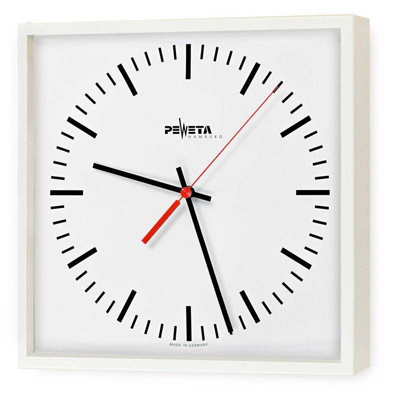 Peweta - Uhr Quarz-Batterie-Uhr 41.281.331 innen,1,5V,325x325mm
