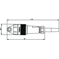 Telegärtner - LWL-Steckverbinder LWL-Stecker SM 100007283 2xSC, IP67