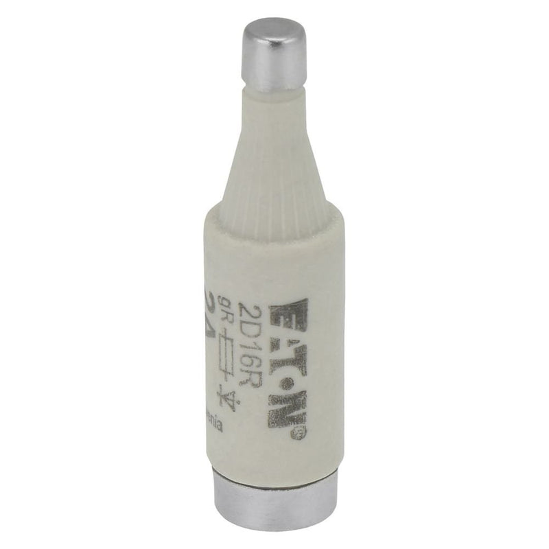Eaton - D-Sicherungseinsatz Sicherungseinsatz Nieders. FUSE 2A DI#2D16R 2A AC 500V 50kA − 10 Stück